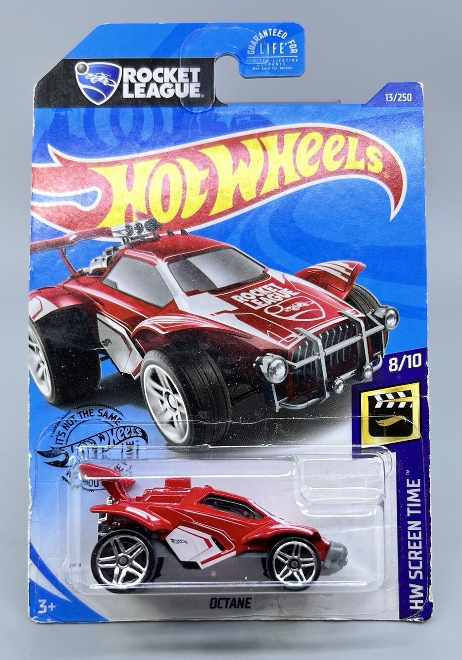 Hot Wheels ROCKET LEAGUE Octane Red HW Screen Time 8/10 Diecast 1:64 2020 NOC